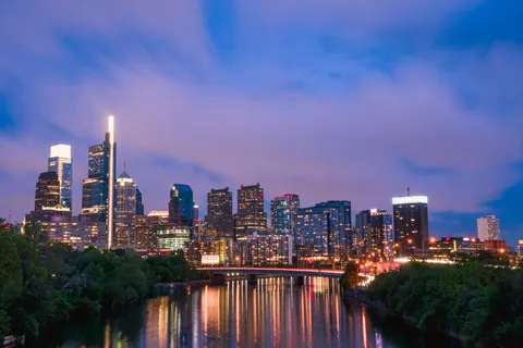 City Skyline at Night 4K Wallpaper · city · 3840×2561