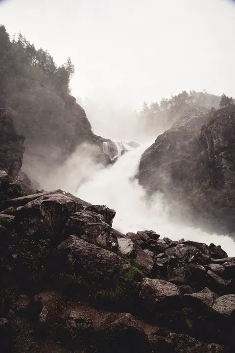 Tall Waterfall Phone Wallpaper · vertical · 1440×2160