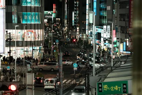 Neon-Straße 4K Hintergrundbild · city · 3840×2560