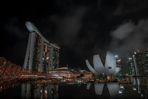Singapore Marina 4K Wallpaper · city · 3840×2560
