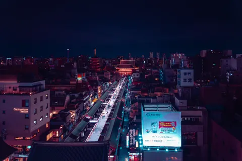 Neon-Straße 4K Hintergrundbild · city · 3840×2560