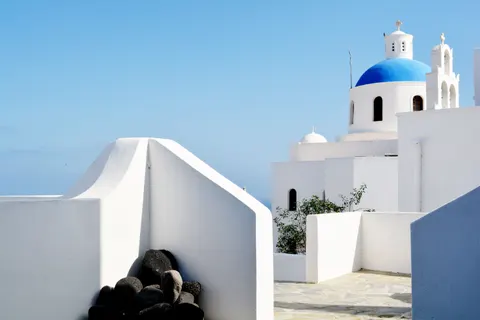 Santorini 4K Wallpaper · architecture · 3840×2560