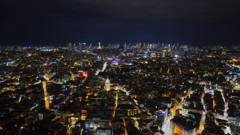 Kuş Bakışı Şehir Manzarası 4K Duvar Kağıdı · city · 3840×2160
