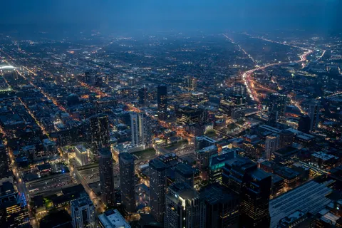 Fond d'écran Ville en vue aérienne 4K · city · 3840×2560