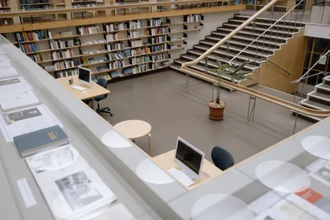 Grand Library 4K Wallpaper · architecture · 3840×2560