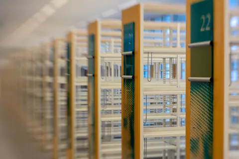 Grand Library 4K Wallpaper · architecture · 3840×2560