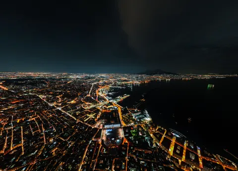 City Aerial 4K Wallpaper · city · 3840×2765