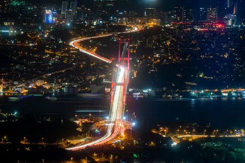 City Aerial 4K Wallpaper · city · 3840×2561