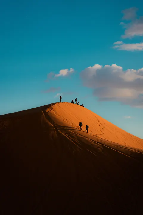 تپه‌های شنی کویر والپیپر موبایل · vertical · 1440×2160