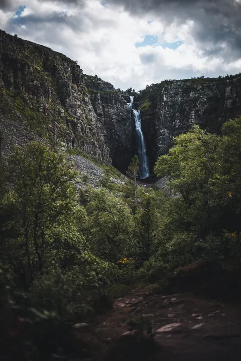 Tall Waterfall Phone Wallpaper · vertical · 1440×2160