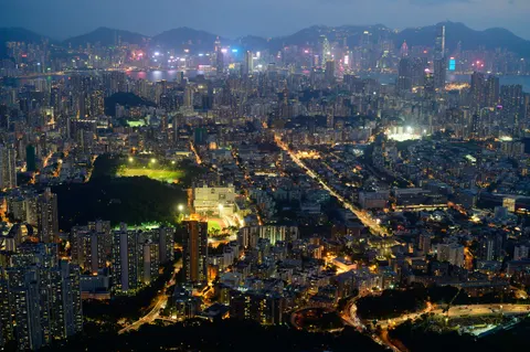 City Aerial 4K Wallpaper · city · 3840×2555