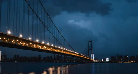 도시의 다리 4K 배경화면 · city · 3840×2068