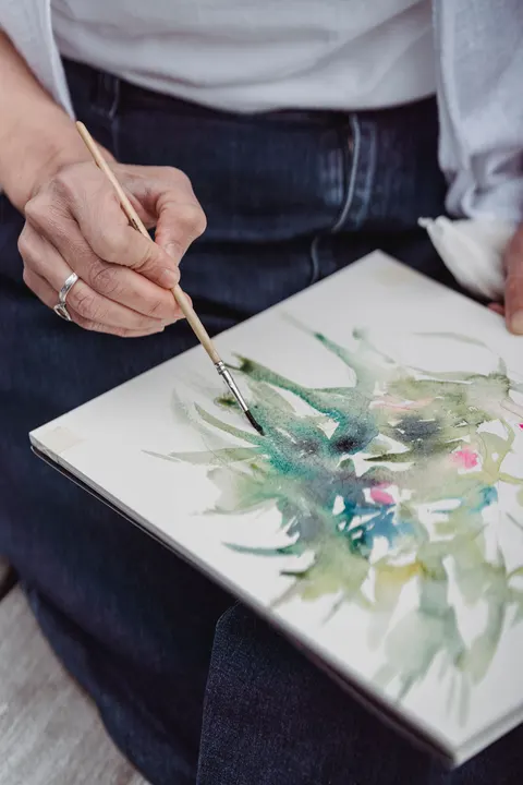 Watercolor Art Phone Wallpaper · illustration · 1440×2160