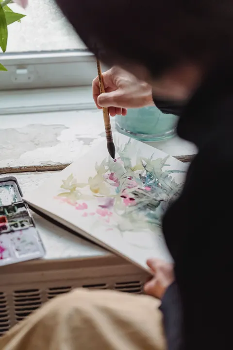 Watercolor Art Phone Wallpaper · illustration · 1440×2160