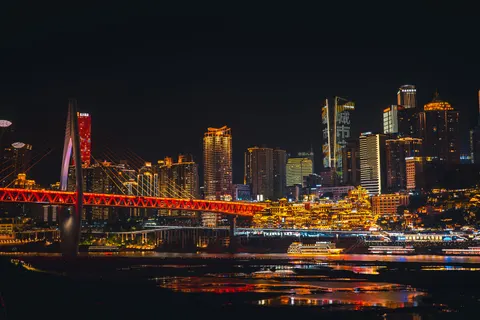 도시의 다리 4K 배경화면 · city · 3840×2560