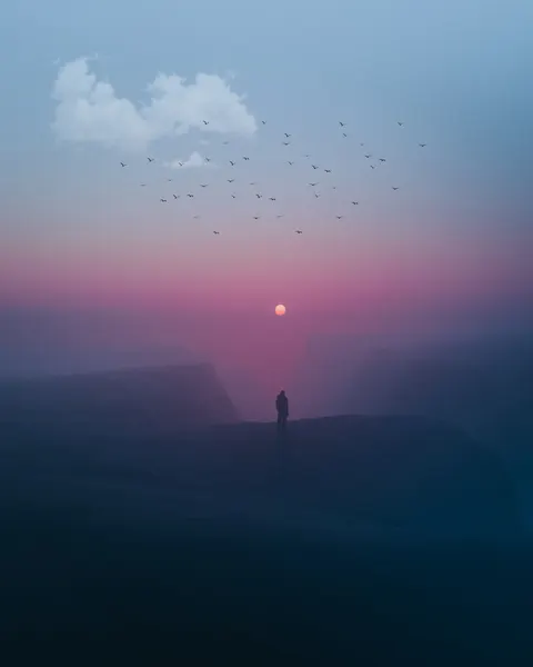 Fantasy Scene Phone Wallpaper · illustration · 1440×1800