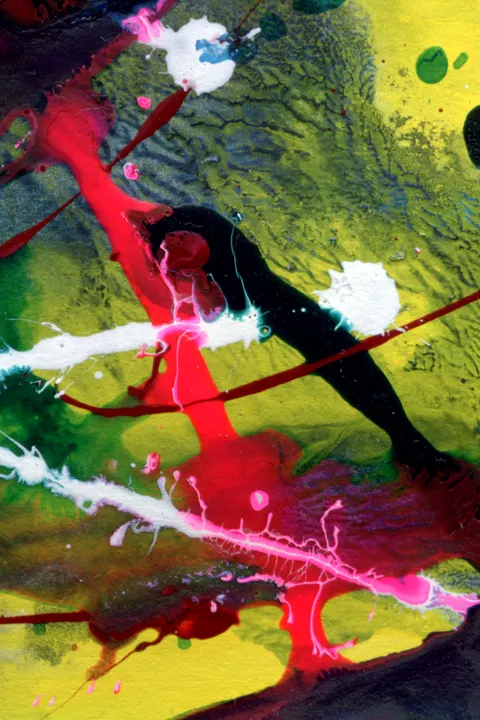 Abstract Paint Phone Wallpaper · illustration · 1440×2160