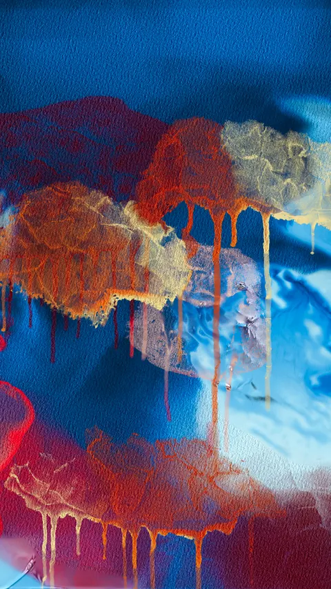Abstract Paint Phone Wallpaper · illustration · 1440×2560