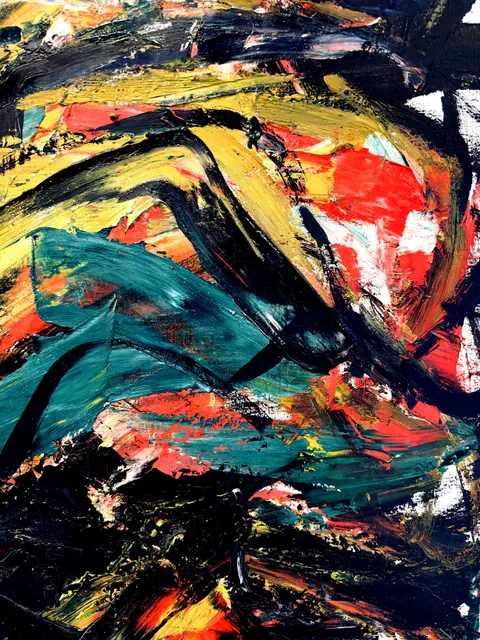 Abstract Paint Phone Wallpaper · illustration · 1440×1920