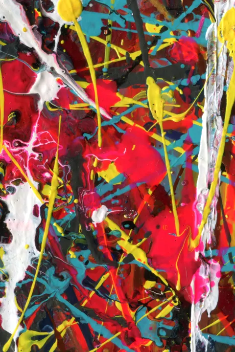 Abstract Paint Phone Wallpaper · illustration · 1440×2160