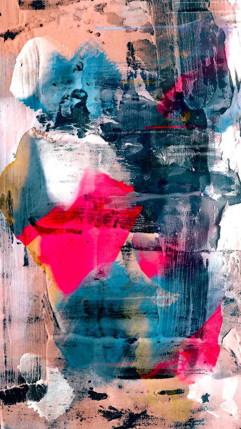 Abstract Paint Phone Wallpaper · illustration · 1440×2560