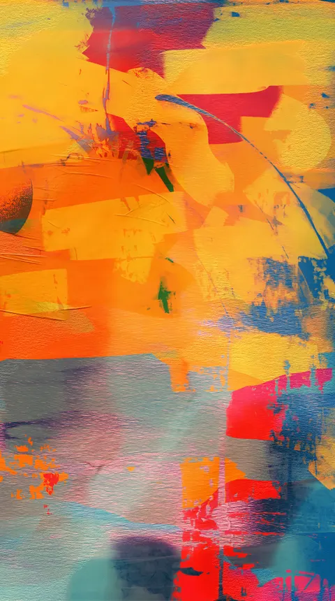 Abstract Paint Phone Wallpaper · illustration · 1440×2579
