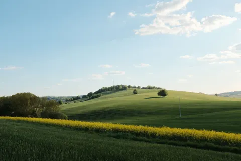 خلفية تلال خضراء بدقة 4K · nature · 3840×2560