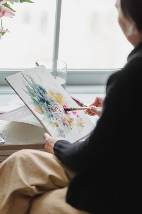 Watercolor Art Phone Wallpaper · illustration · 1440×2160