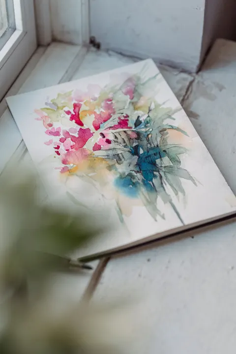 Watercolor Art Phone Wallpaper · illustration · 1440×2160