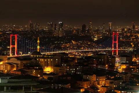Fond d'écran Pont urbain 4K · city · 3840×2561