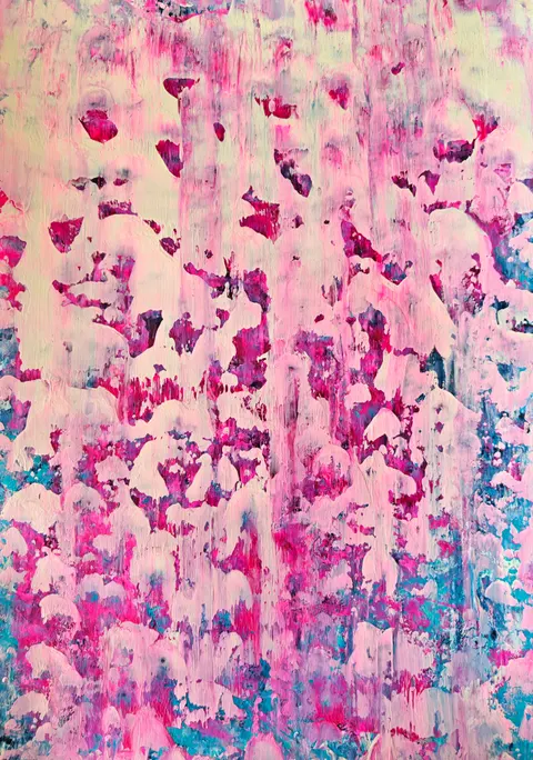 Abstract Paint Phone Wallpaper · illustration · 1440×2050