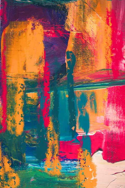 Abstract Paint Phone Wallpaper · illustration · 1440×2160