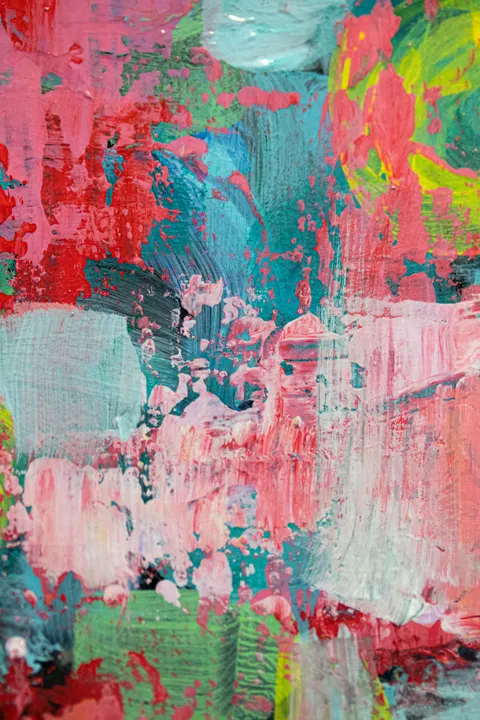 Abstract Paint Phone Wallpaper · illustration · 1440×2160