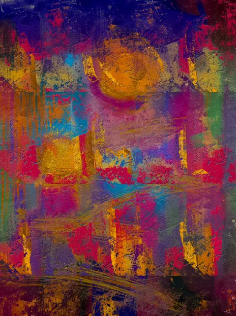 Abstract Paint Phone Wallpaper · illustration · 1440×1920