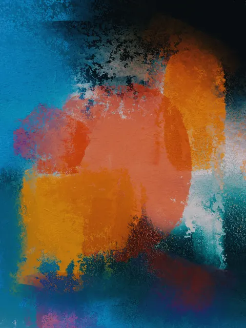 Abstract Paint Phone Wallpaper · illustration · 1440×1920
