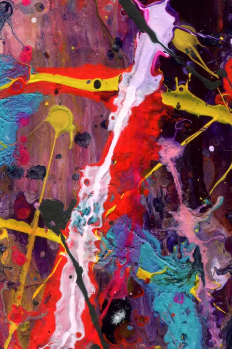 Abstract Paint Phone Wallpaper · illustration · 1440×2160