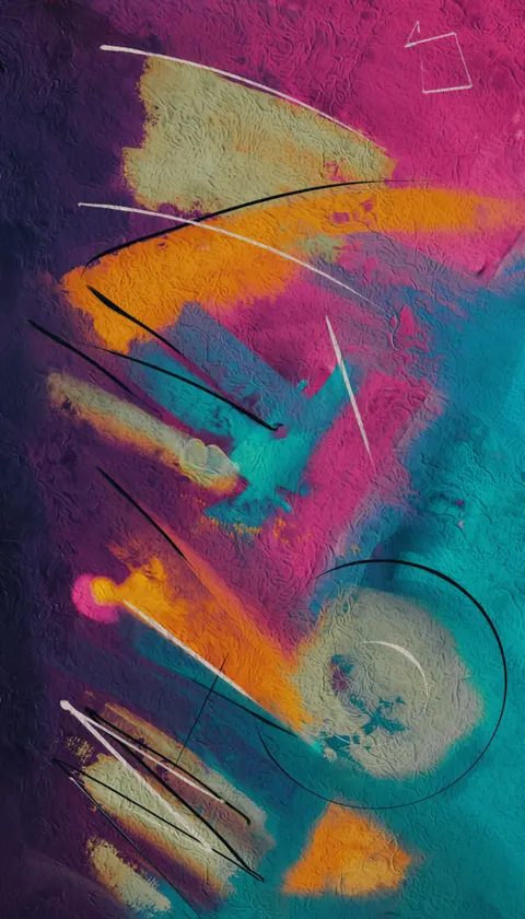 Abstract Paint Phone Wallpaper · illustration · 1440×2520