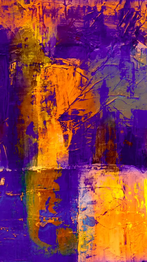 Abstract Paint Phone Wallpaper · illustration · 1440×2560