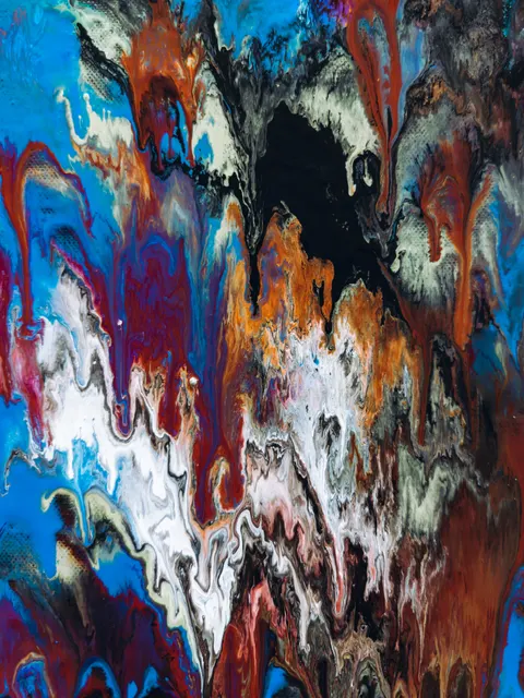 Abstract Paint Phone Wallpaper · illustration · 1440×1920