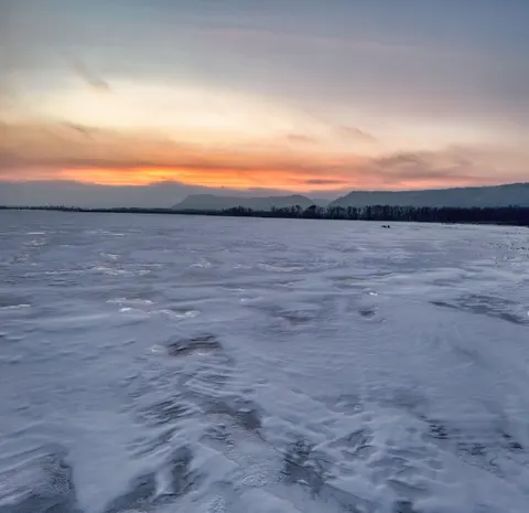 Frozen Lake 4K Wallpaper · nature · 3840×3721