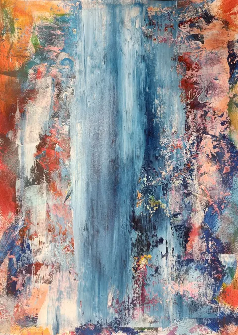 Abstract Paint Phone Wallpaper · illustration · 1440×2019