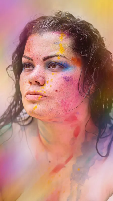 Abstract Paint Phone Wallpaper · illustration · 1440×2561