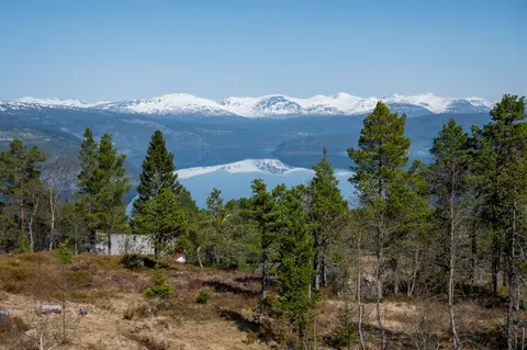 Sfondo Fiordo norvegese 4K · nature · 3840×2555