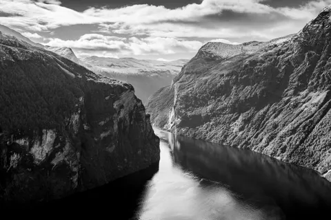 Noorse fjord 4K-achtergrond · nature · 3840×2560
