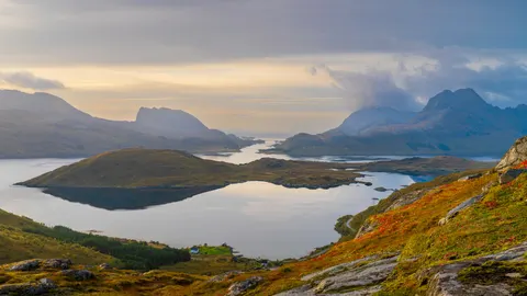 Norwegischer Fjord 4K Hintergrundbild · nature · 3840×2160
