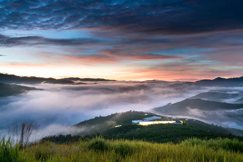 Misty Valley 4K Wallpaper · nature · 3840×2561