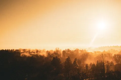 Misty Valley 4K Wallpaper · nature · 3840×2560