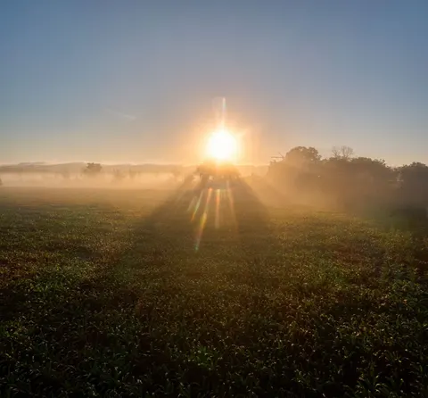 خلفية وادٍ ضبابي بدقة 4K · nature · 3840×3573