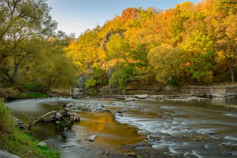 Autumn River 4K Wallpaper · nature · 3840×2563
