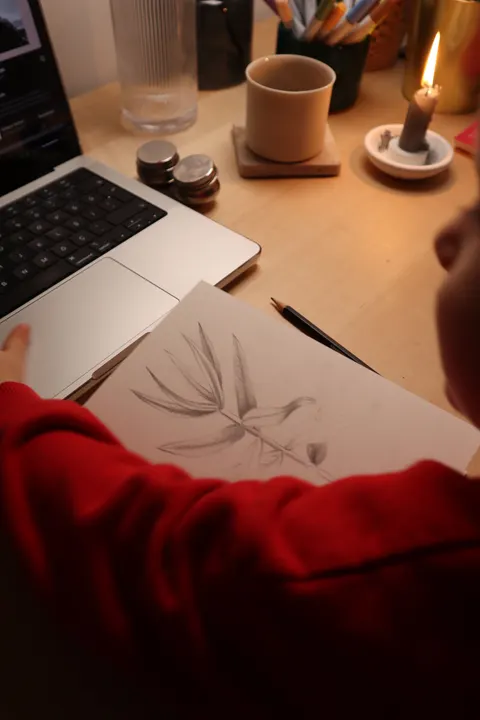 Ink Sketch Phone Wallpaper · illustration · 1440×2160